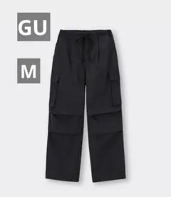 GU パラシュートカーゴパンツ　M ブラック