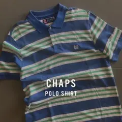 古着 CHAPS チャップス ポロシャツ 半袖 ボーダー ラコステ ファミマ L