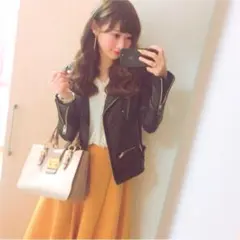 BLENHEIM ダブルクロステールカットスカート ロング フレア ブレンヘイム