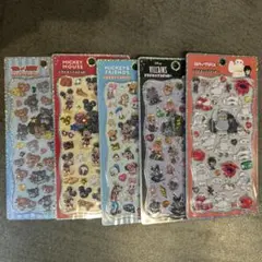 【正規品】ディズニー トムジェリプチドロップステッカー 5種セット販売