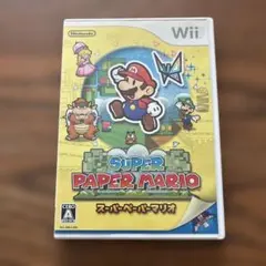 NintendoニンテンドーWiiソフト スーパーペーパーマリオ