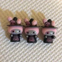 バスボール　バスボム　マイメロディ　ハロウィン　フィギュア　3体セット