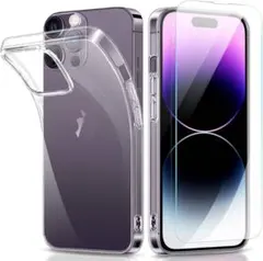 iPhone14ProMax用ケース クリアTPU スマホケース 全透明薄型
