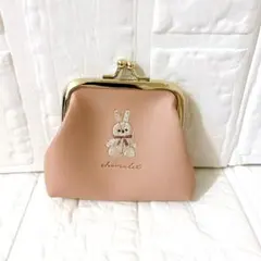 【新品未使用】がま口　財布　うさぎ　ピンク　小銭入れ