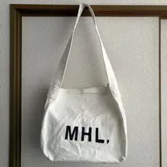 MHL マーガレットハウエル コットンキャンバス　ショルダーバッグ トートバッグ