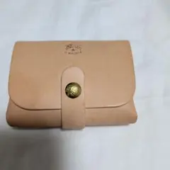 中古　イルビゾンテ　カードケース マルチタイプ　ヌメ革　名刺入れ