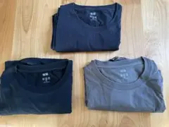 エアリズムコットンクルーネックTシャツ　3枚セット