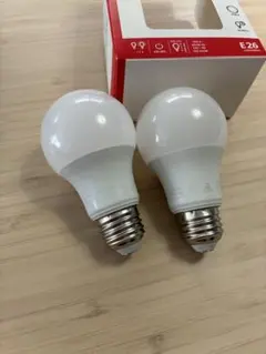 SOLHETTA LED電球 2個入り E26 485lm 3W