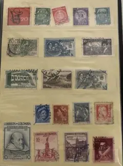 コロンビア 使用済切手 コレクション