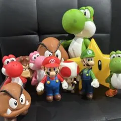スーパーマリオ　ソフトフィギュア　まとめ売り