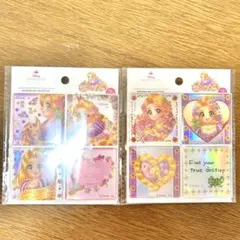 シール ディズニープリンセス ラプンツェル タイル調ステッカー 立体シール