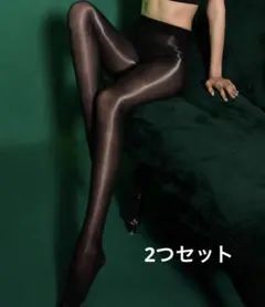 レディース 黒 ストッキング タイツ/ 2つ