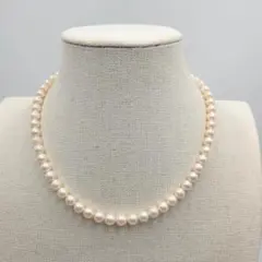 アコヤ あこやパール 本真珠 ネックレス akoya Perl silver
