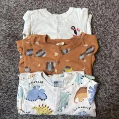 デニムロンパース