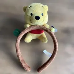 ディズニーランド、くまのプーさん ぬいぐるみカチューシャ
