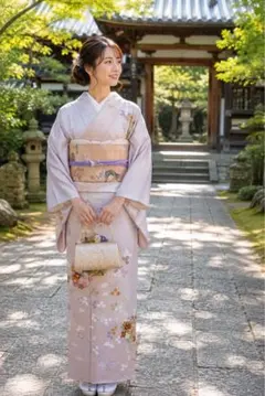 訪問着4点フルセット 640Ｂ 入学式　卒業式　 結婚式　七五三　お宮参り 訪問着4点フルセット 640B 入学式 卒業式 結婚式 七五三 お宮参り