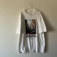 【H&M】メンズ　プリントＴシャツ　Ｌサイズ