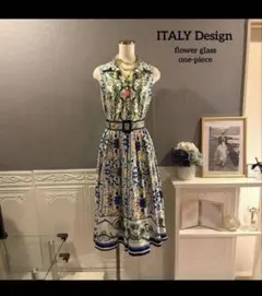 Italy Design】seaデザイン マルチカラー ワンピース - メルカリ