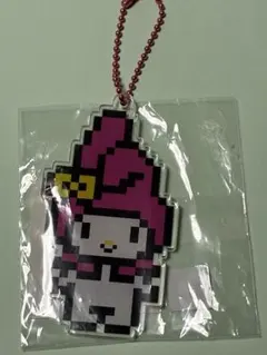 マイメロディ アクリルネームホルダー ビットデザイン