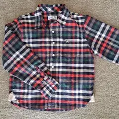 Arnold Palmer チェック柄長袖シャツ 125cm