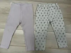 UNIQLOベビー　90cm レギンス　2本セット
