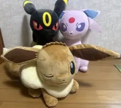 ポケモン めちゃもふぐっとぬいぐるみ イーブイ・ブラッキー・エーフィ 3点セット