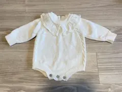 フリル付きロンパース