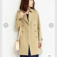 BEAUTY & YOUTH ミドルトレンチコート　ベージュ　 トレンチコート