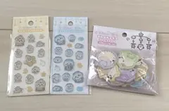 おしりもっちりフレークシール　ちいかわ　ミニミニぷっくりシール　うさぎ　ハチワレ