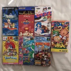 スーパーファミコン 7本セット（大貝獣物語、すーぱーなぞぷよ、スーパー原人、他）