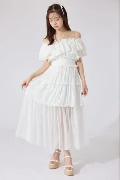 rienda 2WAYオフショルワンピース