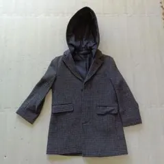 COMME CA ISM チェック柄コート 110A