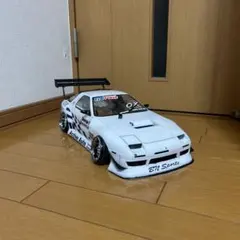 ホビーラジコンカー 青と黄色の炎模様(プロポ、フルセット旧車
