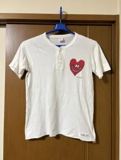 STEFAN MARX ハートイラスト Tシャツ　L healthknit