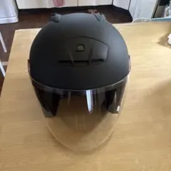 マットブラック ジェットヘルメットのサムネイル