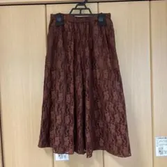 earth music&ecology 花柄レーススカーチョ