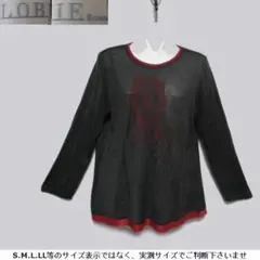 m21906・L・値下★LOBJIEジュニアー★シルク混カットソー長丈