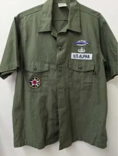 ALPHA INDUSTRIES ミリタリーシャツ XLサイズのサムネイル