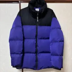 美品【GAP】ギャップ1969 ダウンジャケット 紫黒パープル
