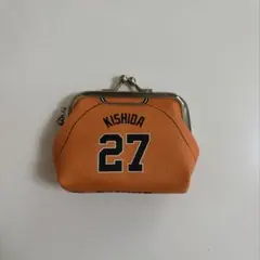 読売ジャイアンツ 27 岸田選手 ミニがま口チェーン