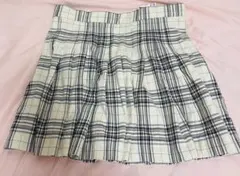 ZARA チェック柄プリーツスカート Mサイズ