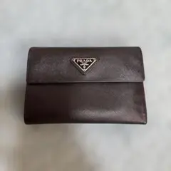 PRADA ブラック　 三つ折り財布