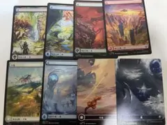 MTG フルアート 基本地形 基本土地 日本語約100枚 人気絵柄 送料無料④
