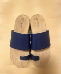 ［ほぼ未使用］trippen（トリッペン）ZENゼンサンダル　navy38のサムネイル