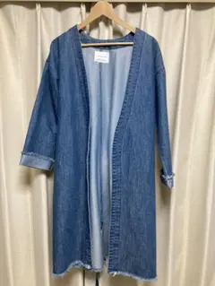 美品　デニム コート ロングカーディガンのサムネイル