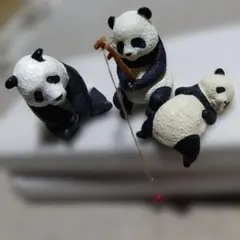パンダ フィギュア 3体セット