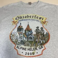 00s フルーツオブザルーム グッドプリント Tシャツ グレー L スーベニア