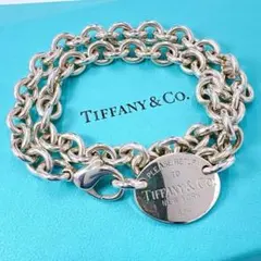 美品 ティファニー リターントゥ オーバル チョーカー シルバー925