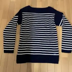 セントジェームス SAINT JAMES ボーダーニット ネイビー×ホワイト