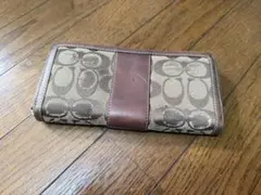 コーチ COACH 長財布 サイフ ウォレット シグネチャー ラウンドファスナー